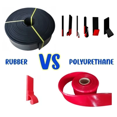 Bảng váy polyurethane vs . Bảng váy cao su: So sánh hiệu suất
